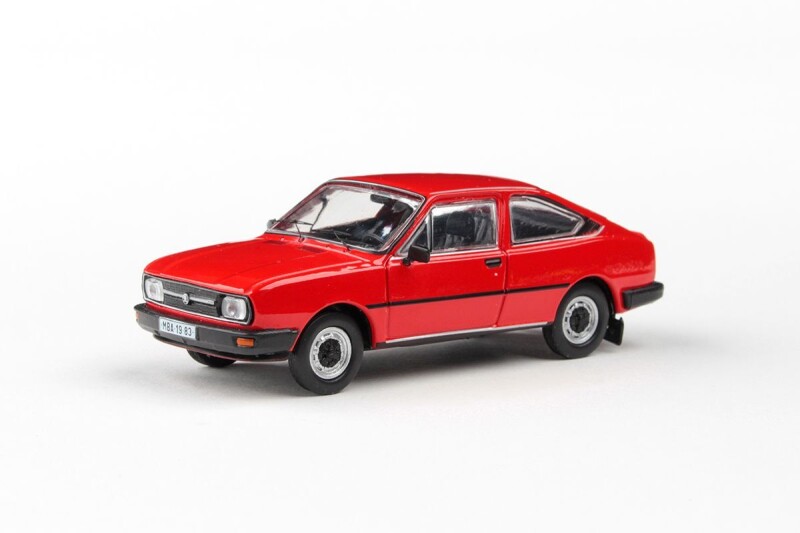 Abrex Škoda Garde 1:43 Červená Šípková